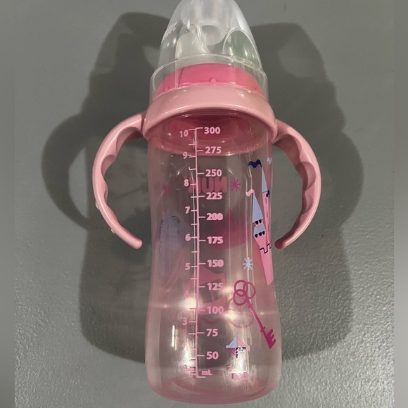 5/$25 Pink NUK Sippy Cup with Unicorn Design - Picture 6 of 7